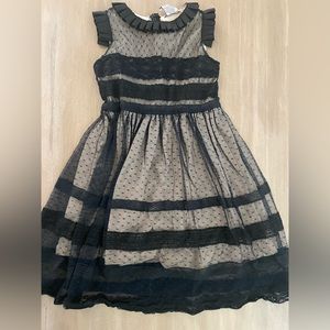 Black lace overlay CHASING FIREFLIES